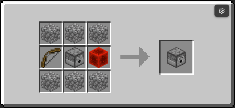 Block Placer recipe