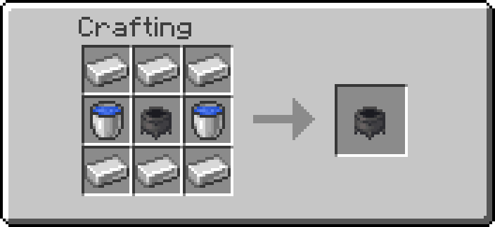 Infinite Water Cauldron recipe